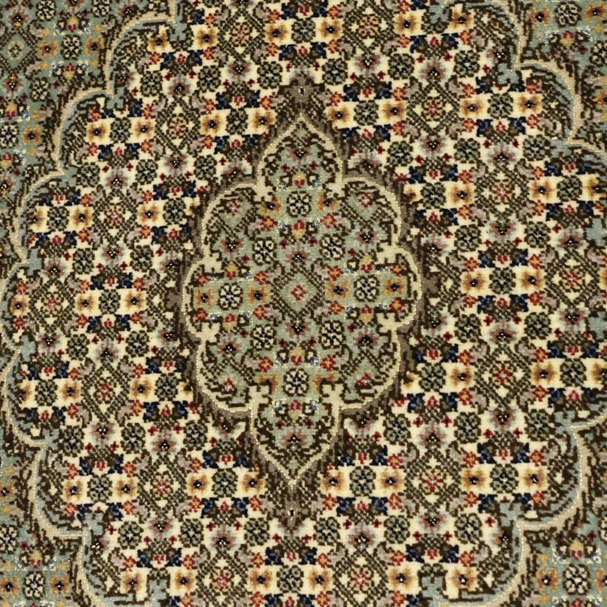 Perserteppich - Täbriz - Royal - 153 x 101 cm - olivgrün