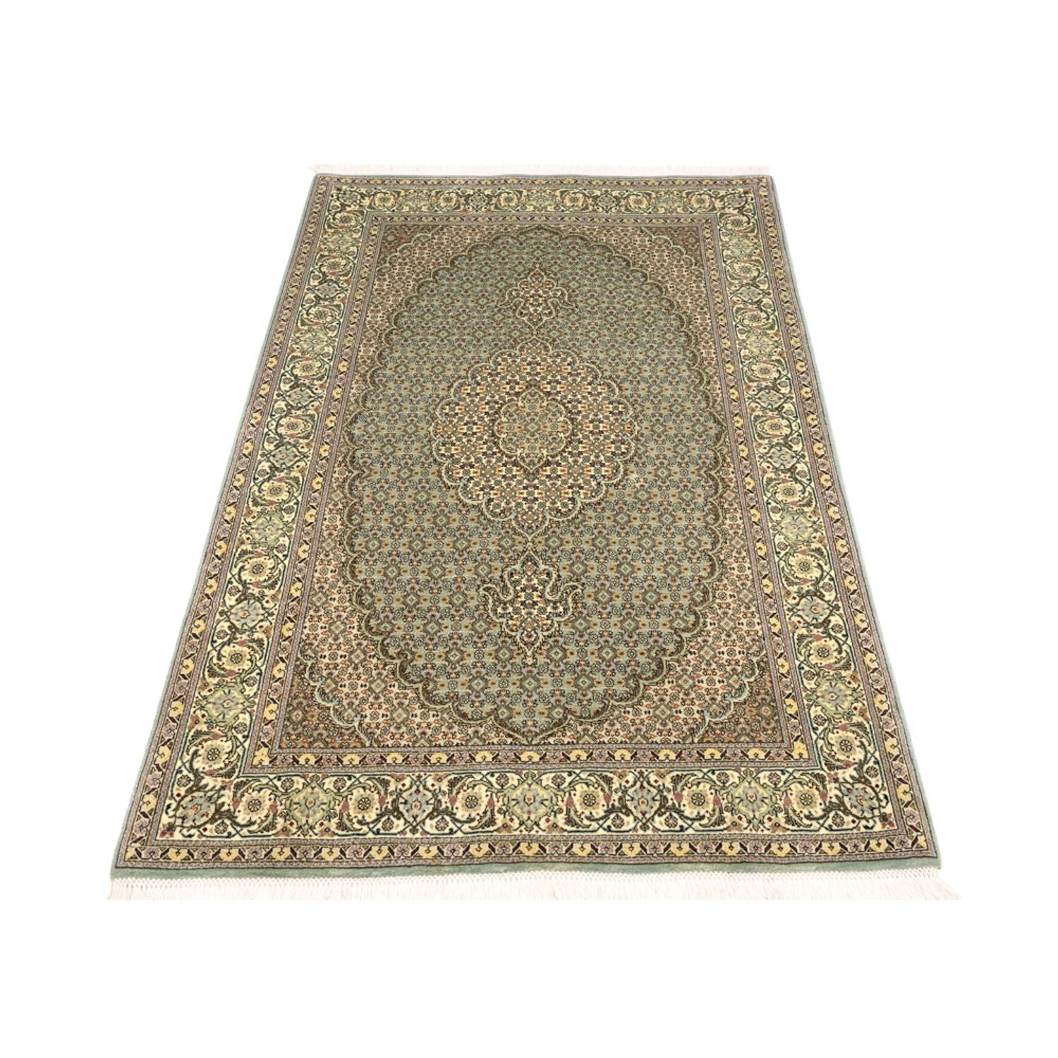 Perserteppich - Täbriz - Royal - 153 x 101 cm - olivgrün