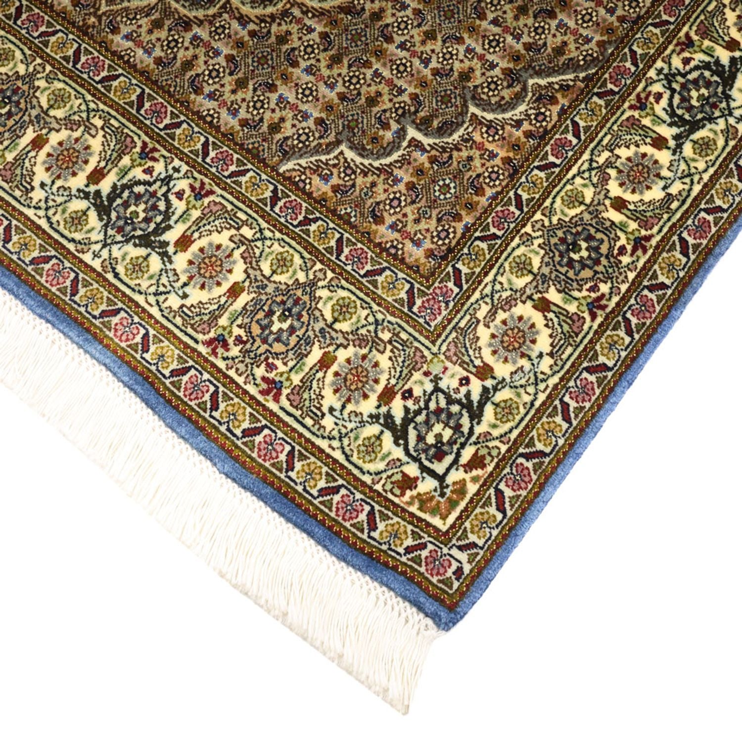 Perserteppich - Täbriz - Royal - 158 x 96 cm - olivgrün