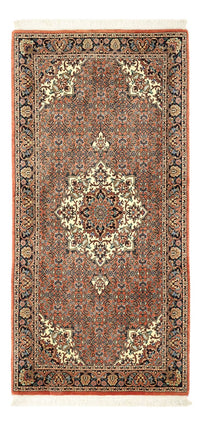 Tapis persan - Bidjar - 145 x 73 cm - rouge foncé