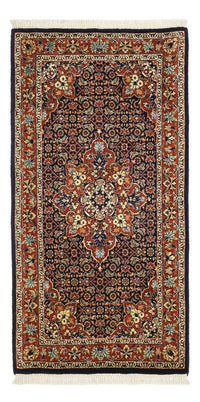 Tapis persan - Bidjar - 139 x 70 cm - rouge foncé