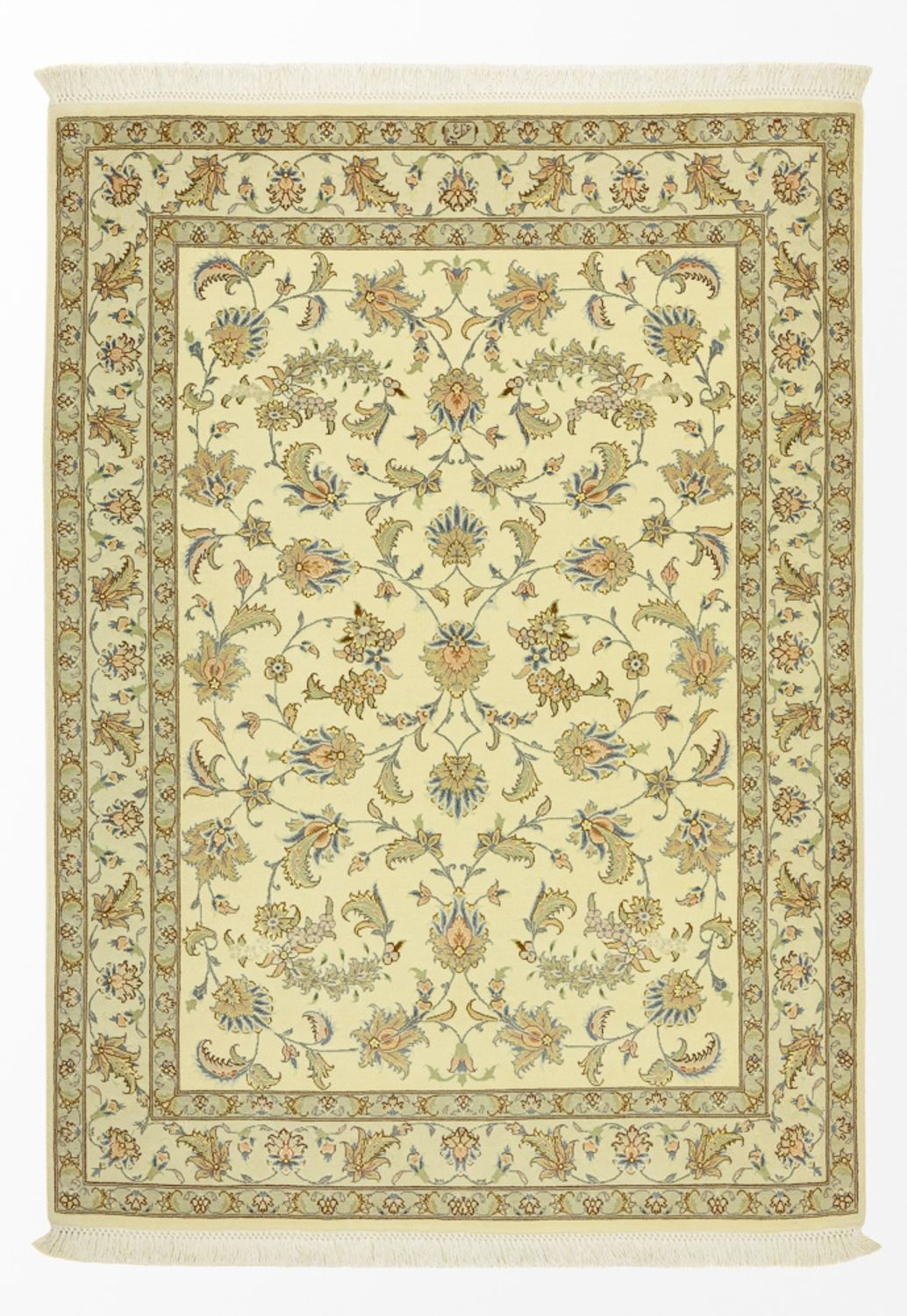 Perserteppich - Täbriz - Royal - 151 x 108 cm - beige