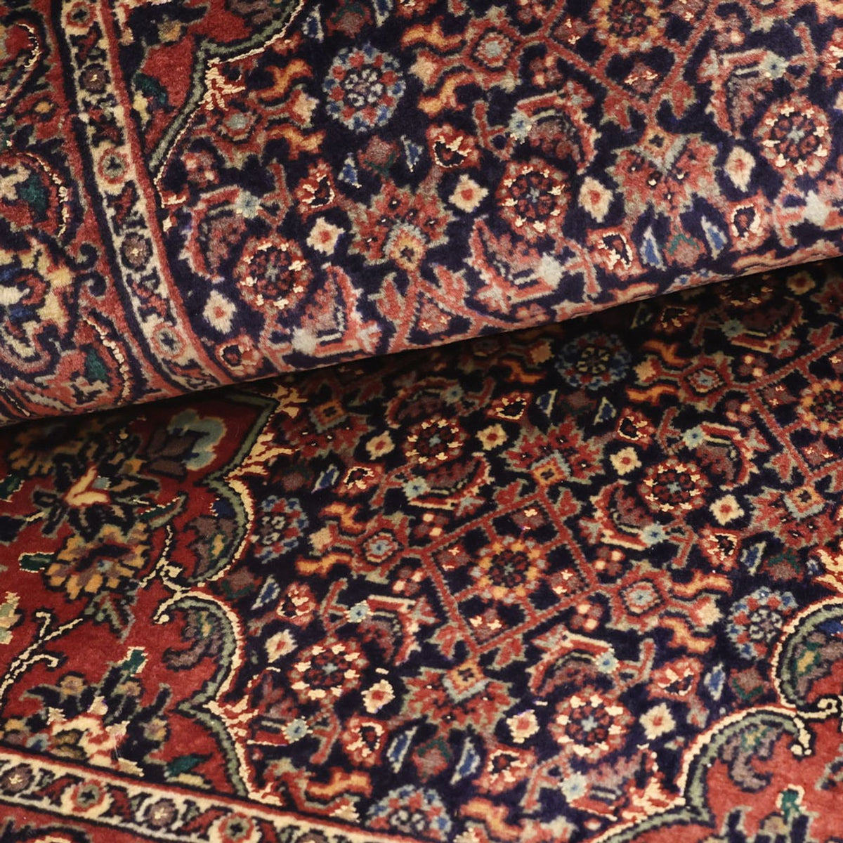 Perserteppich - Bidjar - 136 x 73 cm - dunkelbeige