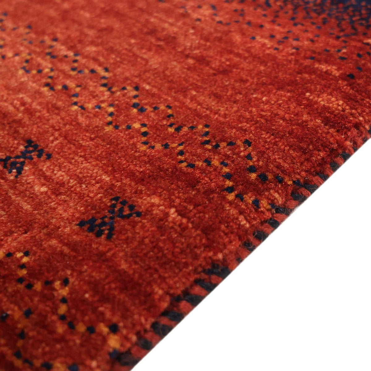 Gabbeh Teppich - Kaschkuli Perser quadratisch  - 114 x 101 cm - mehrfarbig