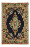 Sarouk Tappeto 102x161cm - Tappeto persiano - Rettangolo / Blu scuro / 102 x 161 cm Rettangolo