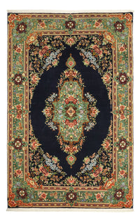 Tapis persan - Classique - 161 x 102 cm - bleu foncé