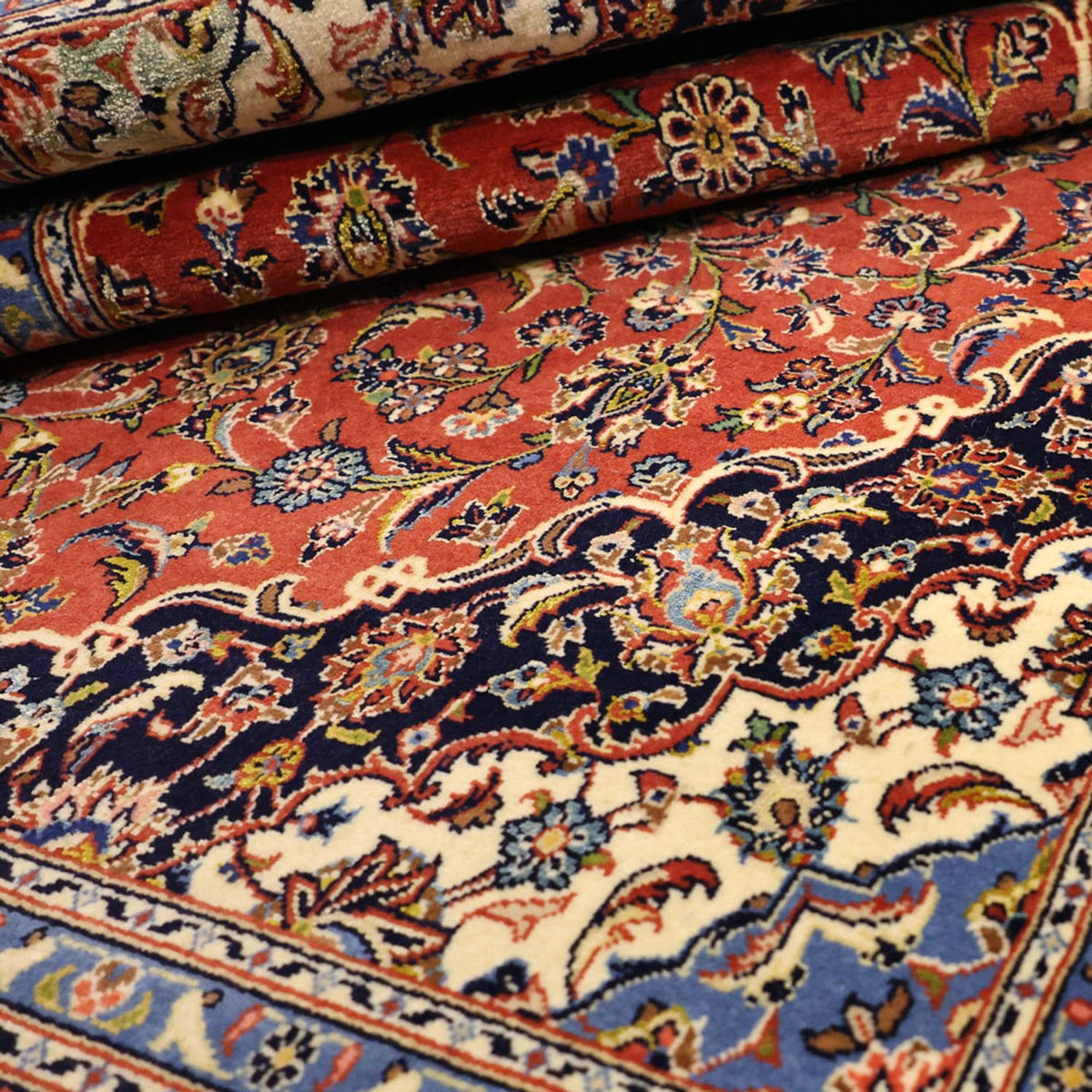 Perserteppich - Keshan - 170 x 110 cm - rot