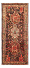 Nahavand Tappeto 130x295cm - Tappeto persiano - rosso scuro - Passatoia / Rosso scuro / 130 x 295 cm Passatoia
