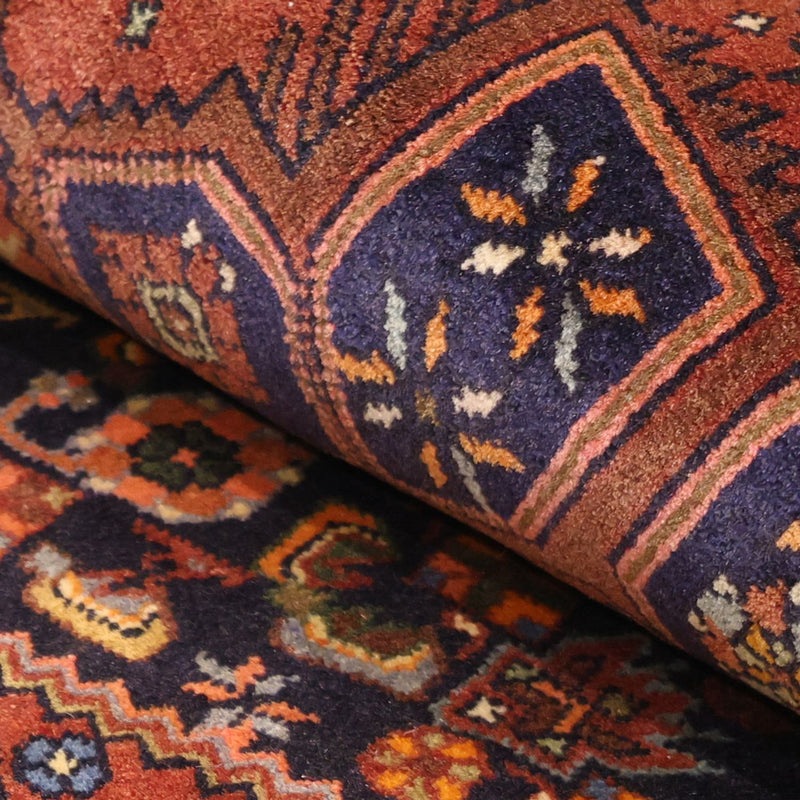 Perserteppich - Nomadic - 158 x 99 cm - dunkelrot