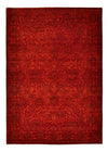 Loribaft Tappeto 142x200cm - Perserteppich Wollteppich - rosso - Rettangolo / Rosso / 142 x 200 cm Rettangolo