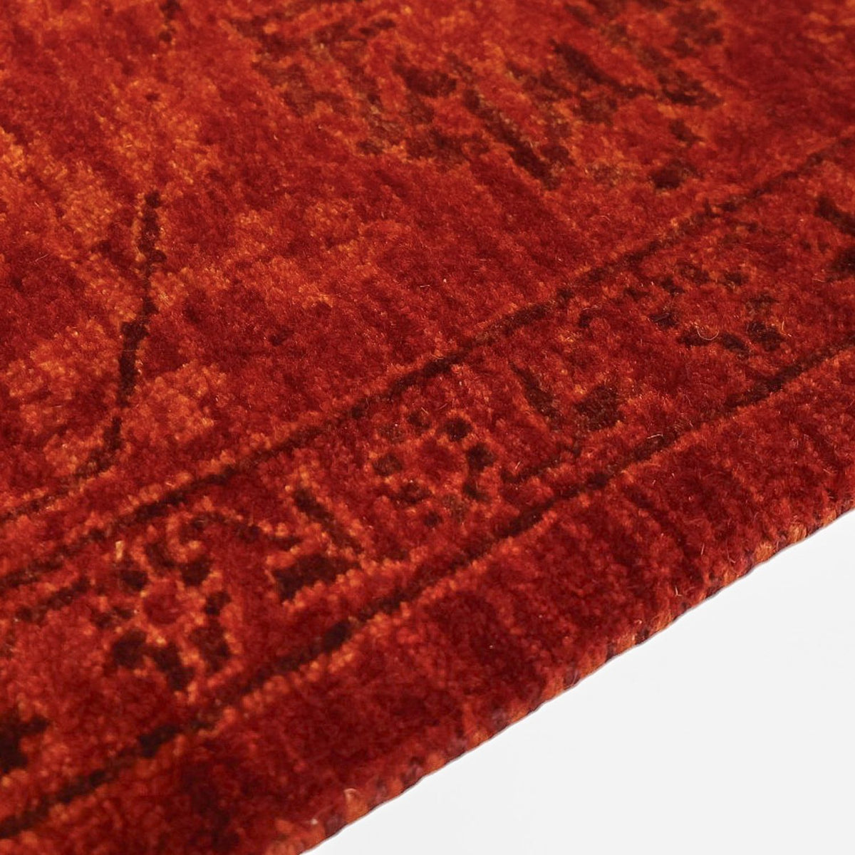 Gabbeh Teppich - Loribaft Perser - 200 x 142 cm - rot