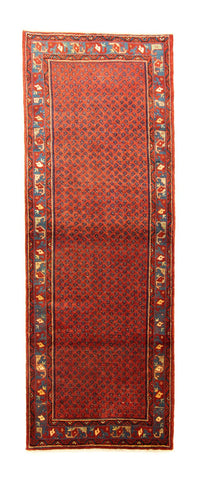 Tapis de couloir Tapis persan - Nomadic - 317 x 110 cm - marron