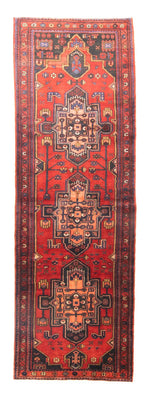 Perserteppich - Nomadic 326 x 105 cm - rot