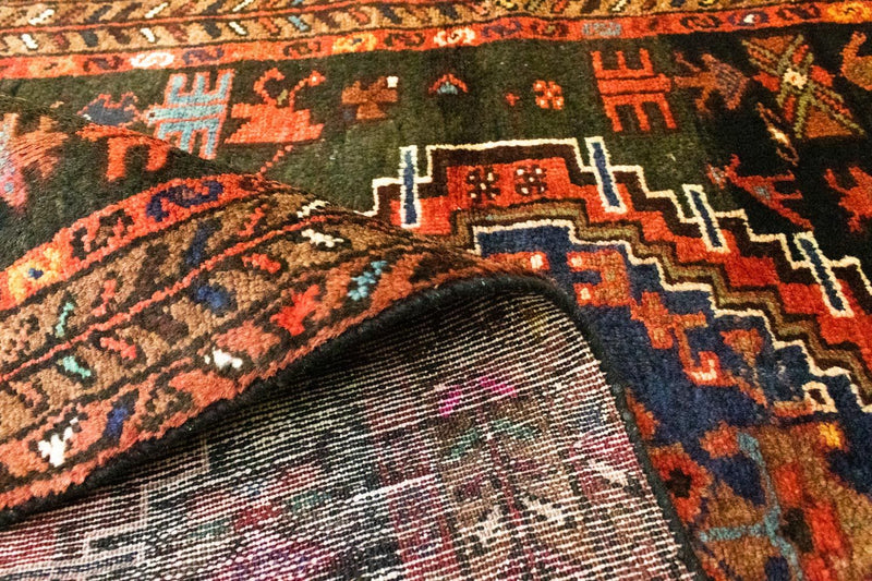 Perserteppich - Nomadic 287 x 102 cm - blau