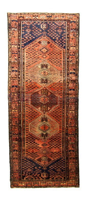 Perserteppich - Nomadic 280 x 107 cm - blau