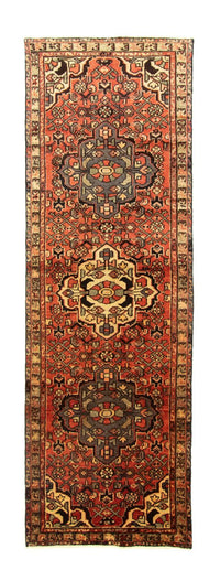 Tapis de couloir Tapis persan - Nomadic - 295 x 96 cm - marron