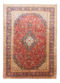 Tapis persan - Keshan - 415 x 291 cm - bleu