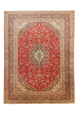 Perserteppich - Keshan 391 x 294 cm - rot