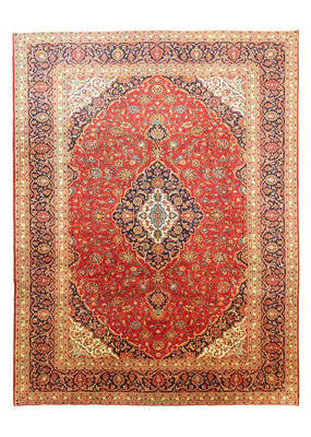 Perserteppich - Keshan 398 x 298 cm - rot