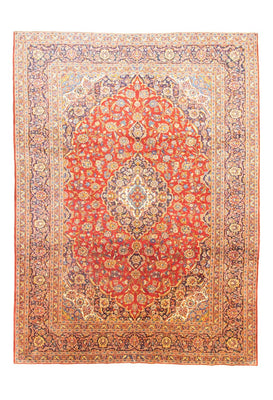 Perserteppich - Keshan 406 x 307 cm - orange