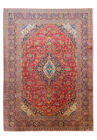 Tapis persan - Keshan - 417 x 304 cm - rouille