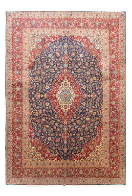 Perserteppich - Keshan 433 x 300 cm - blau