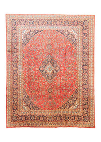 Tapis persan - Keshan - 375 x 292 cm - rouge