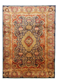 Tapis persan - Classique - 397 x 292 cm - bleu