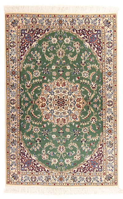 Nain - 9La Tappeto 100x152cm - Tappeto persiano - verde