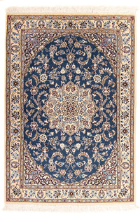 Tappeto Persero - Nain - Reale - 148 x 100 cm - blu scuro