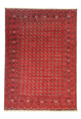 Afghan Teppich - Buchara 342 x 243 cm - dunkelrot