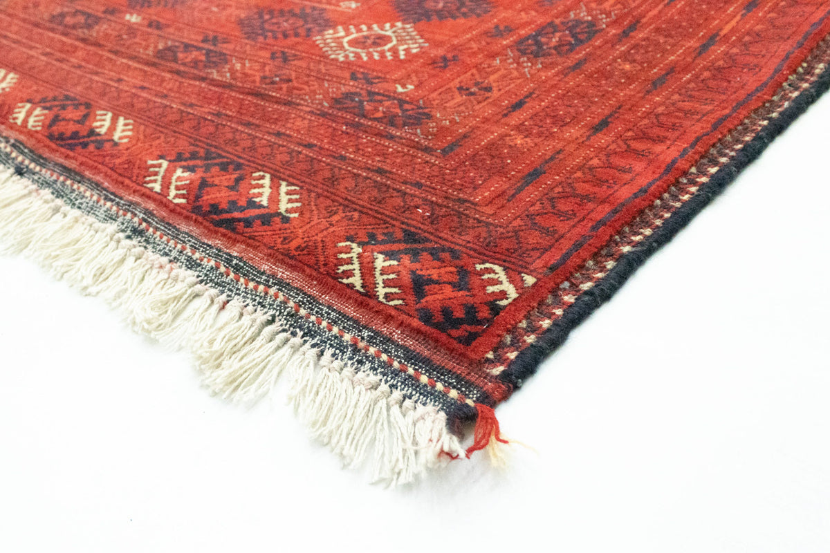 Afghan Teppich - Buchara 342 x 243 cm - dunkelrot