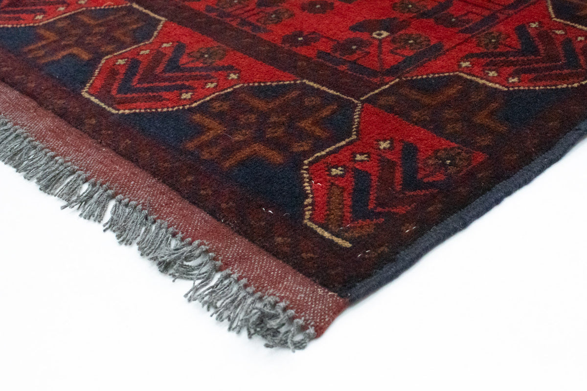 Afghan Teppich - Kunduz 191 x 121 cm - dunkelblau