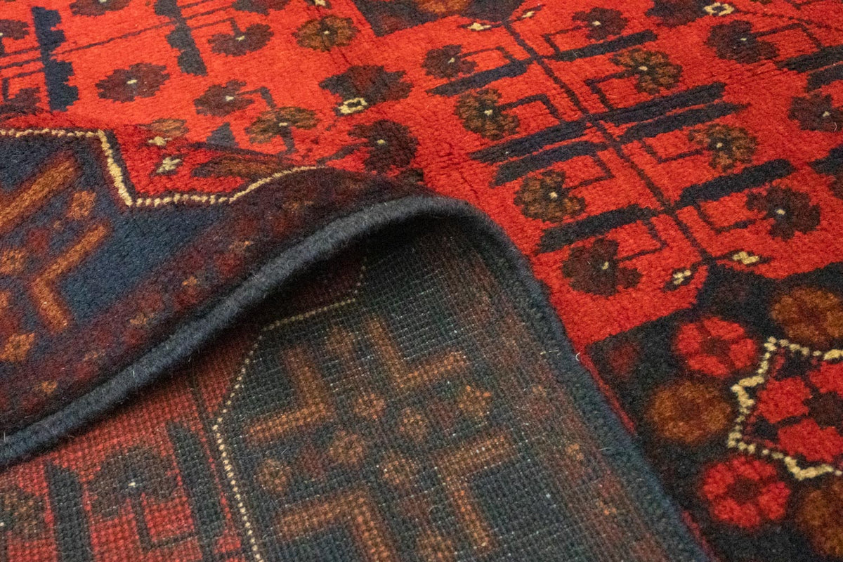 Afghan Teppich - Kunduz 191 x 121 cm - dunkelblau