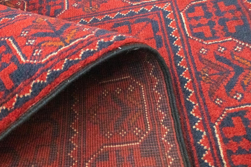 Afghan Teppich - Kunduz 120 x 77 cm - dunkelblau