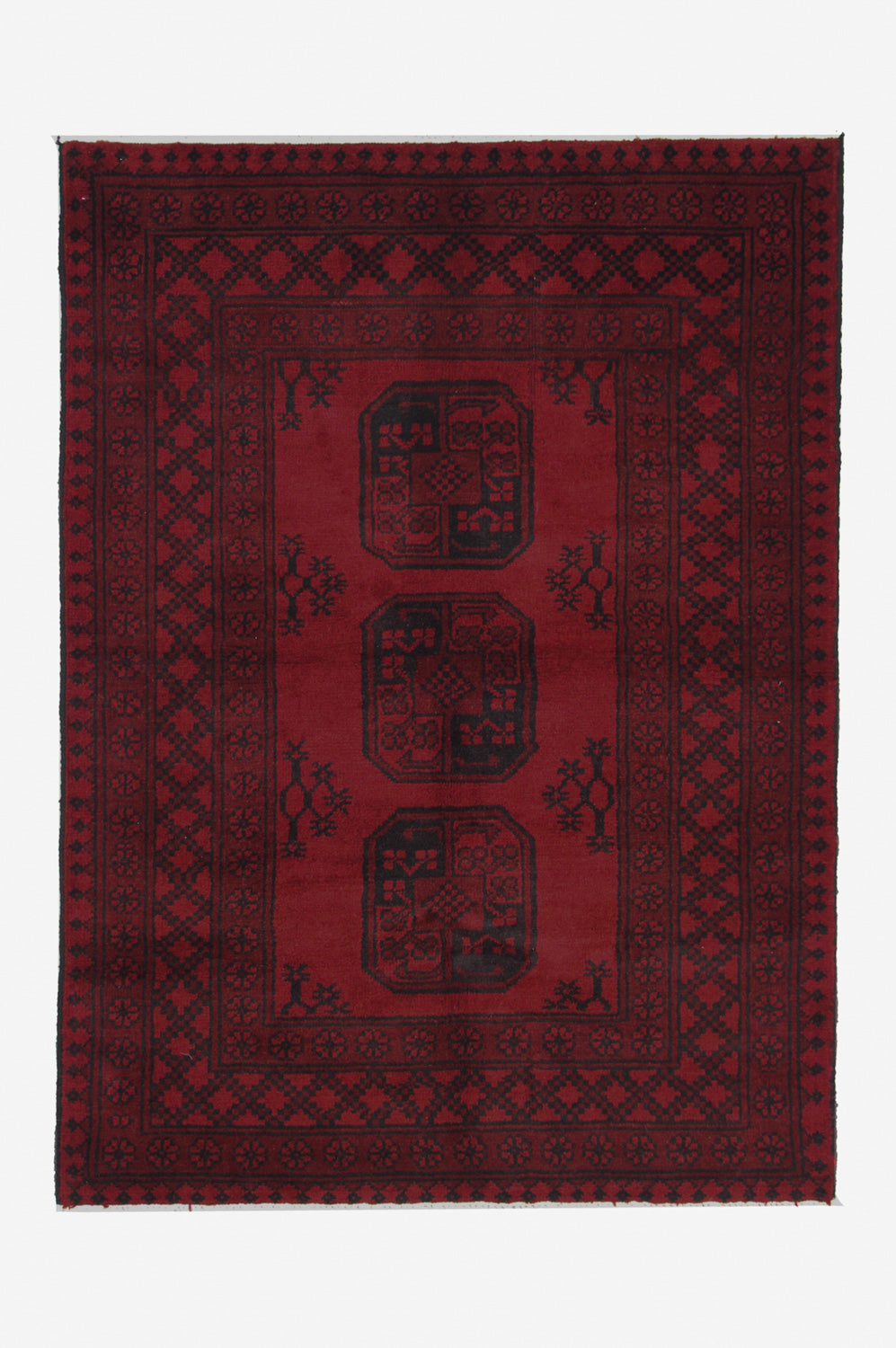 Afghan Teppich - Filpa 140 x 100 cm - rot