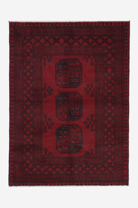 Tapis afghan - Filpa - 140 x 100 cm - rouge