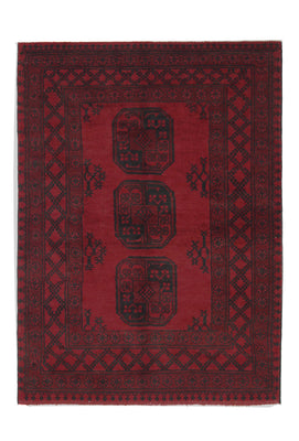 Afghan Teppich - Filpa 139 x 102 cm - rot