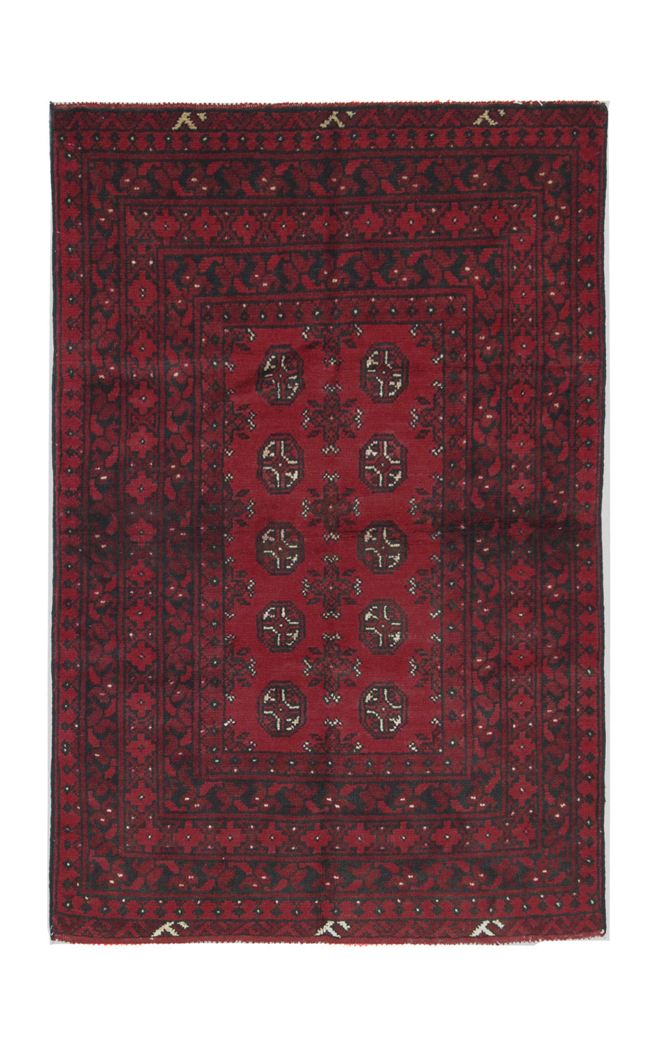 Afghan Teppich - Filpa 145 x 93 cm - rot