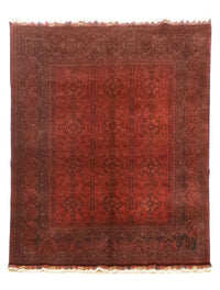 Tappeto afgano - Kunduz - 194 x 147 cm - rosso