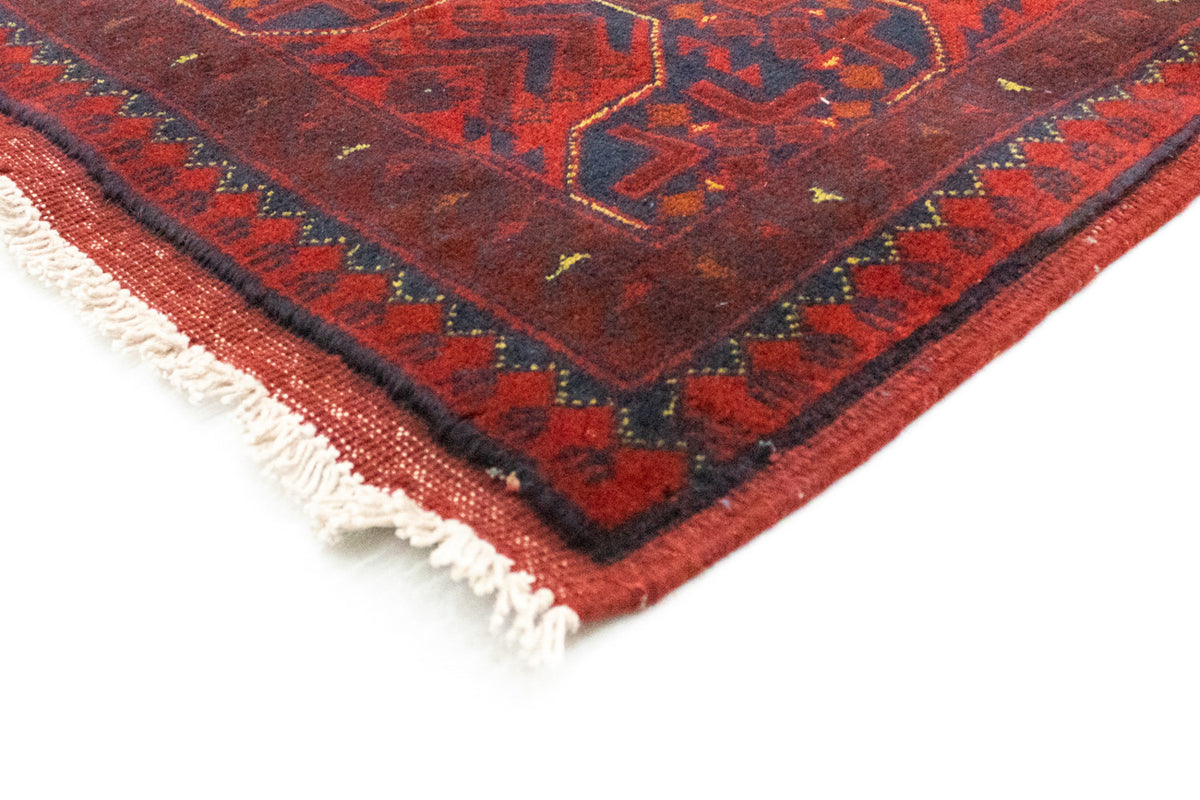 Afghan Teppich - Kunduz 197 x 151 cm - rot