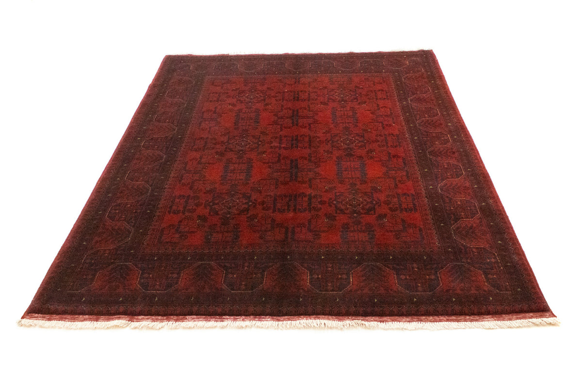 Afghan Teppich - Kunduz 197 x 151 cm - rot