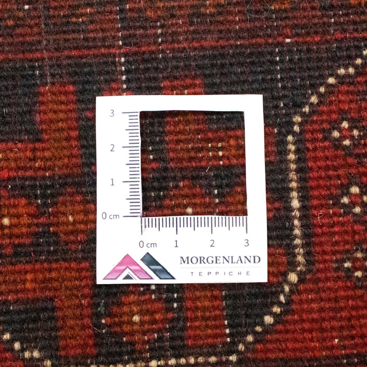 Afghan Teppich - Kunduz 197 x 149 cm - rot