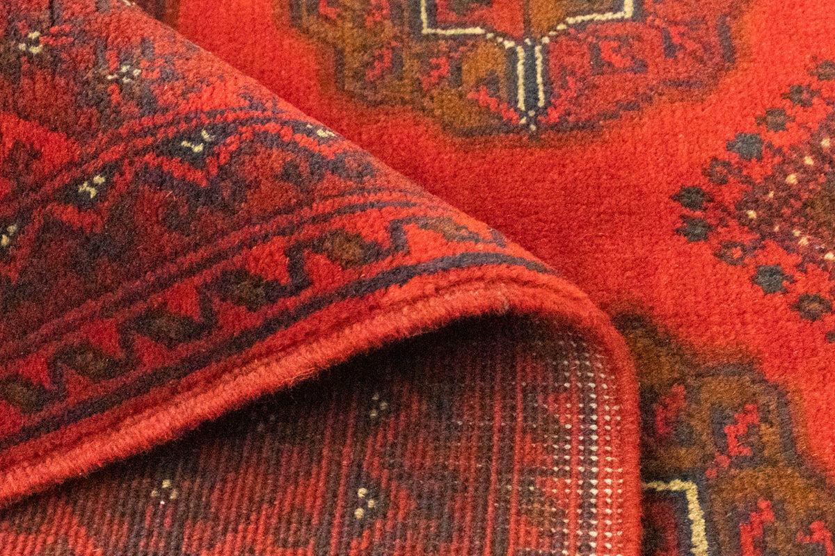 Afghan Teppich - Kunduz 151 x 102 cm - rot