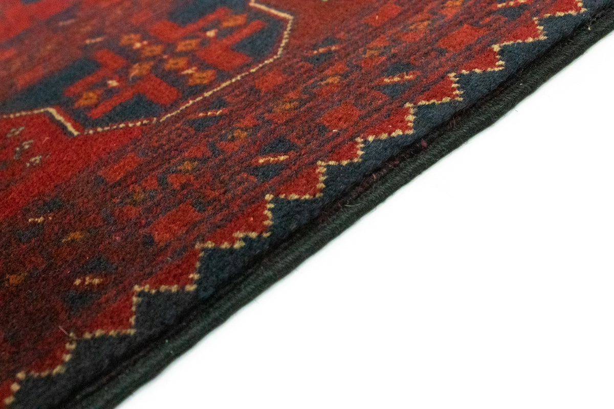 Afghan Teppich - Kunduz 147 x 100 cm - rot