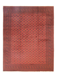 Tappeto afgano - Filpa - 390 x 302 cm - rosso scuro