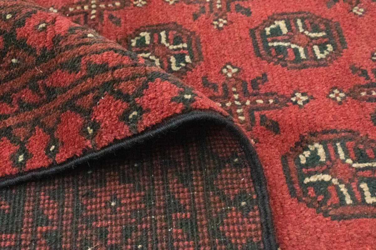 Afghan Teppich - Filpa 391 x 299 cm - dunkelrot