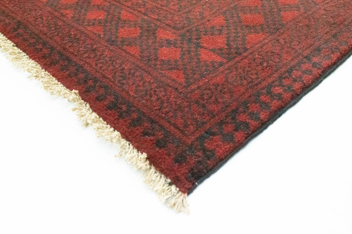 Afghan Teppich - Filpa 345 x 256 cm - dunkelrot