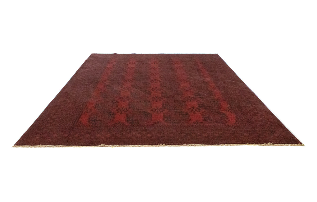 Afghan Teppich - Filpa 345 x 256 cm - dunkelrot