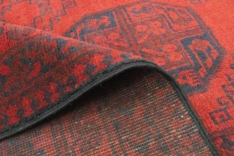 Afghan Teppich - Filpa 329 x 250 cm - dunkelrot